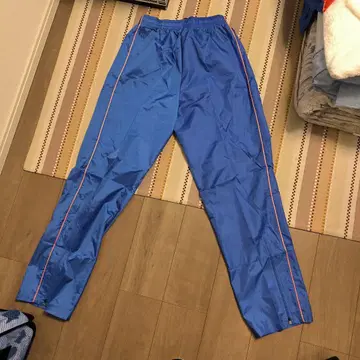 asics 아식스 윈드브레이커 팬츠 블루 XO