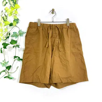 무인양품 MUJI 숏팬츠 하프 팬츠 치노 팬츠 XL 빅 사이즈