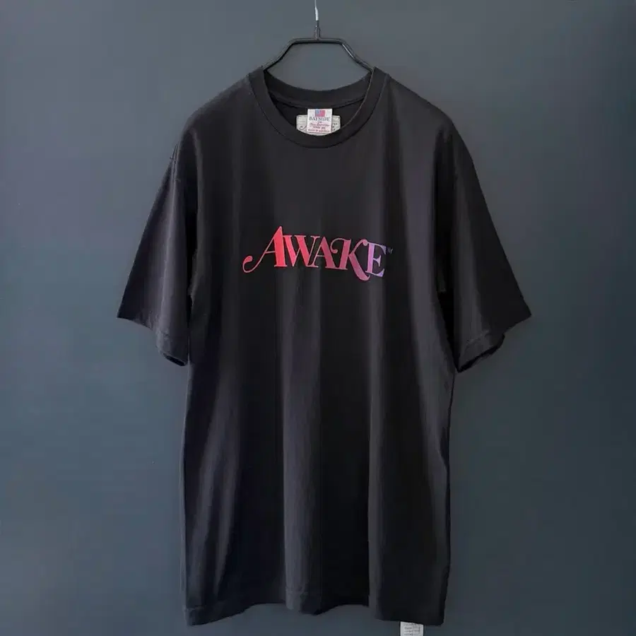 made in usa AWAKE 어웨이크뉴욕 로고 반팔 티셔츠 블랙 m