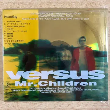 Mr.Children / Versus 초회 한정판 오비 포함