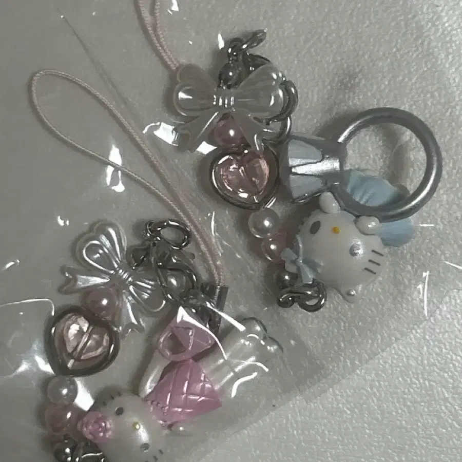 키티 롱다리키티 헬로키티 키링 일괄