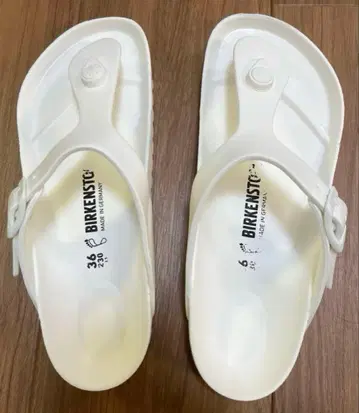 BIRKENSTOCK 샌들 화이트 36 23cm
