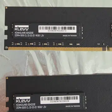 KLEVV DDR4 16GB 3200MHz 2개 | 브랜드 중고거래 플랫폼, 번개장터