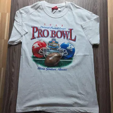 리복 2003 NFL 프로볼 티셔츠 화이트