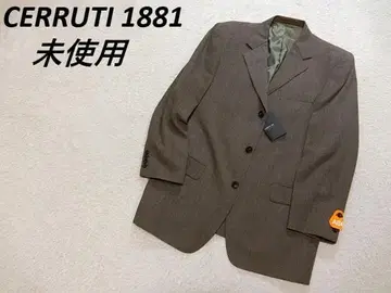 미사용 CERRUTI 1881 3버튼 테일러드 자켓 브라운 48L