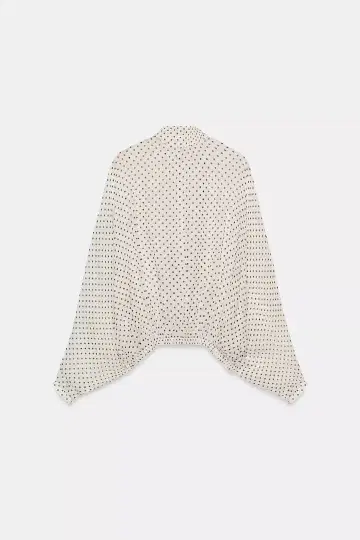 ZARA 도트 무늬 블라우스