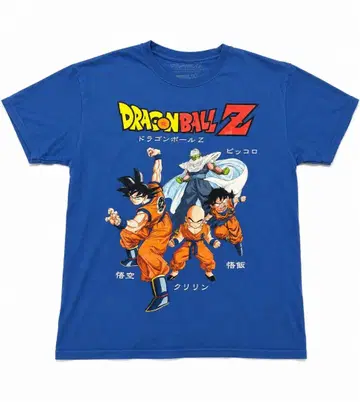 Dragon Ball Z 티셔츠 블루 드래곤볼Z 애니메이션 티