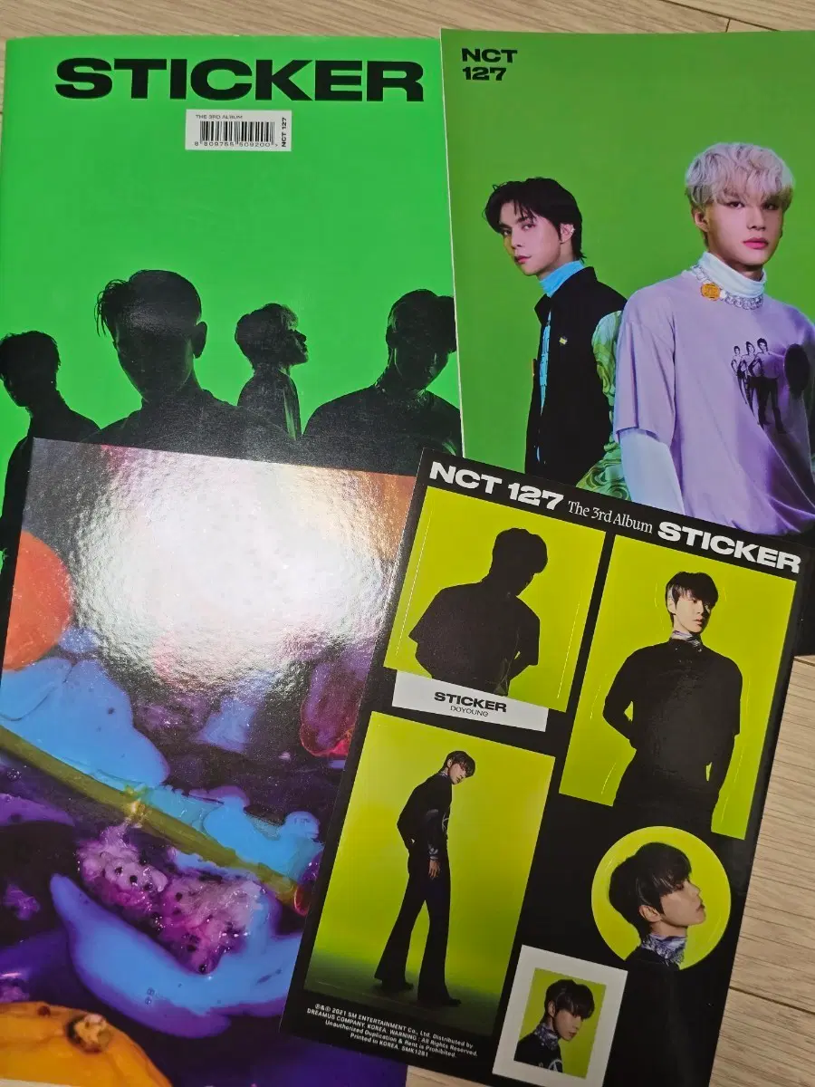 NCT127 sticker 앨범 엔시티127 스티커 포토북 sticky