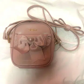 LIZLISA 리본 숄더백 핑크