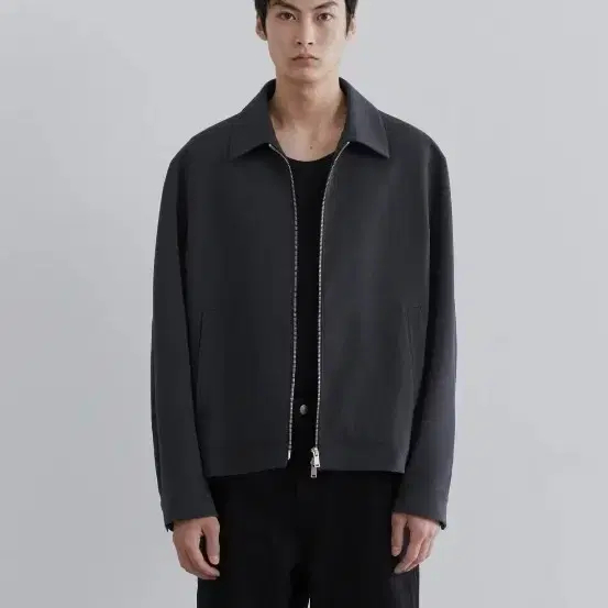 (새상품) 무신사스탠다드 릴렉스드 미니멀 자켓 아이언그레이 XL