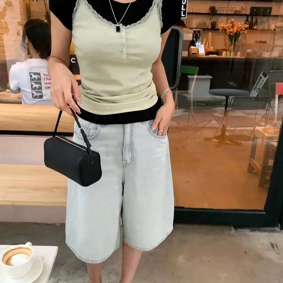 블랙 핸드백