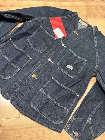 DENIM DUNGAREE 빈티지 가공 데님 커버올 01.150