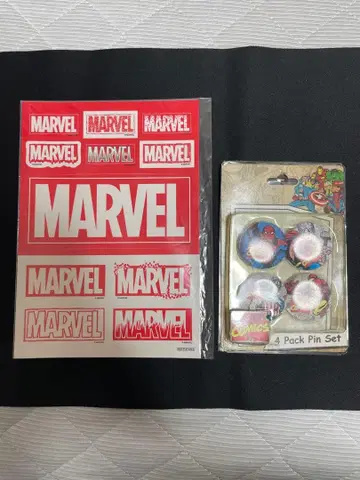 MARVEL 스티커, 캔 배지