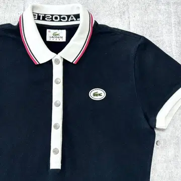 LACOSTE 라인 피케 셔츠 파브리카 일본제 라코스테