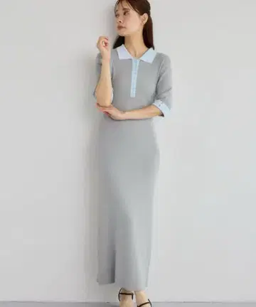 한 장으로 코디 완성! 미스티우먼 썸머 니트 원피스 폴로 원피스