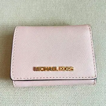 MICHAEL KORS 3단 폴더형 지갑 핑크