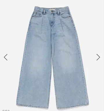 Levi's 여성용 와이드 레그 데님 팬츠 라이트 블루