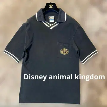 레어 90s Disney animal kingdom 개막 기념 피케 셔츠