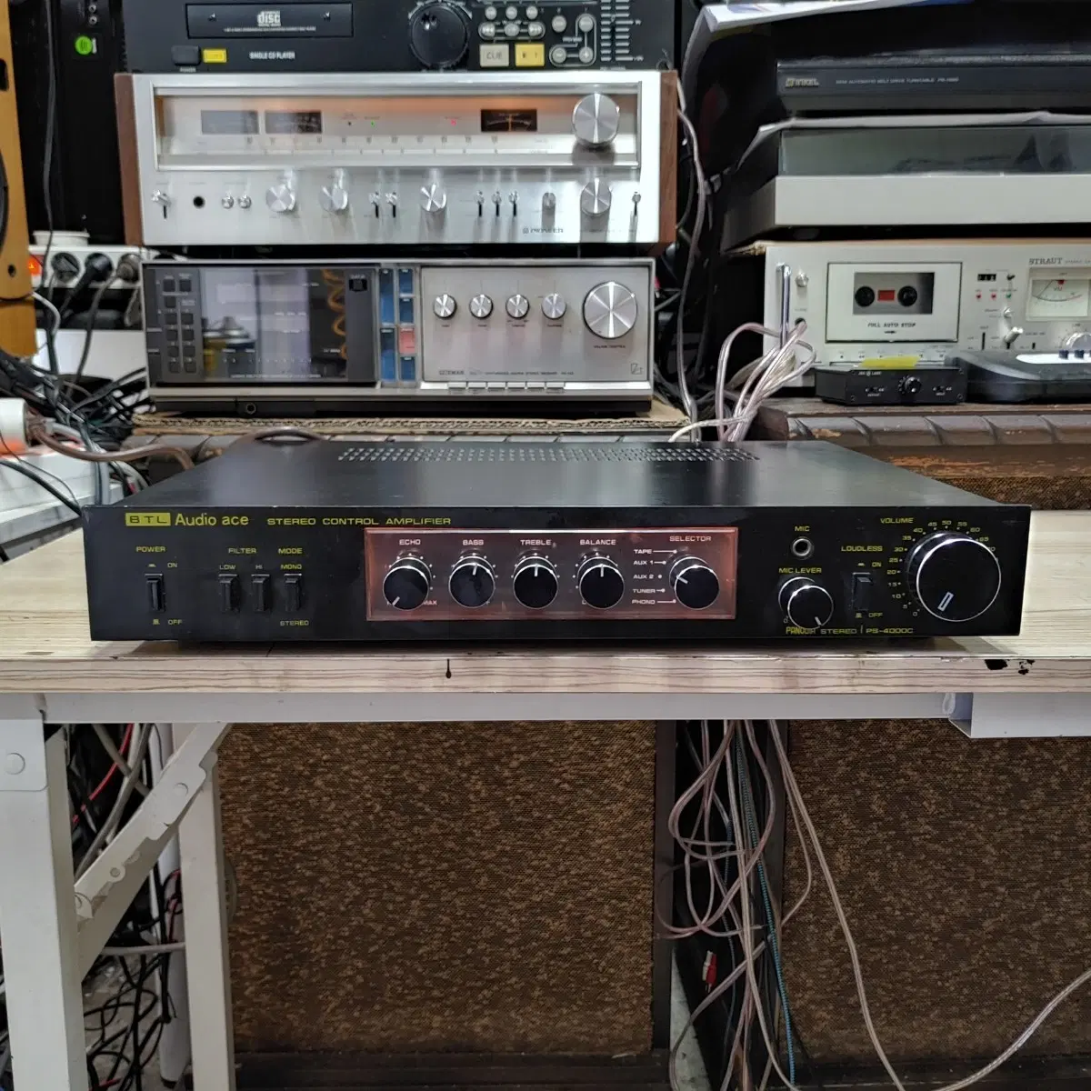 국산 프리앰프 BTL AUDIO ACE 입니다