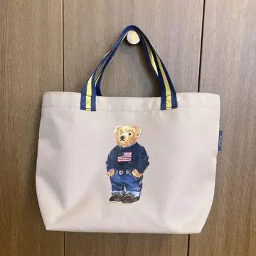 폴로베어 토트백 베이지