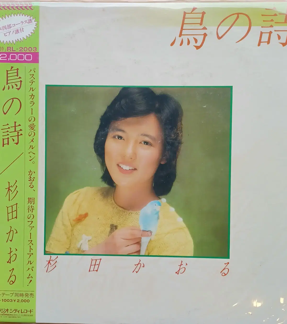 일본 LP/스기타 카오루의 새의 노래