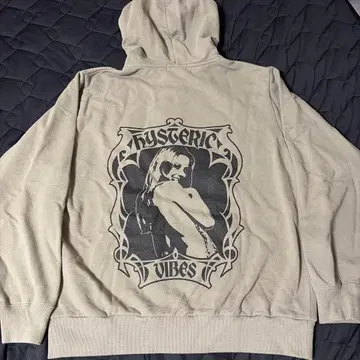 HYSTERIC GLAMOUR 집업 후드티 카키