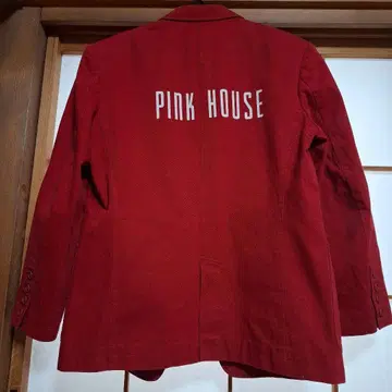 PINK HOUSE 레드 데님 자켓 빈티지