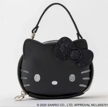 HELLO KITTY x BRILMY 미니 화장품 파우치 BLACK