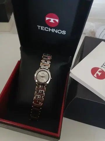 TECHNOS 여성용 손목시계 콤비 컬러