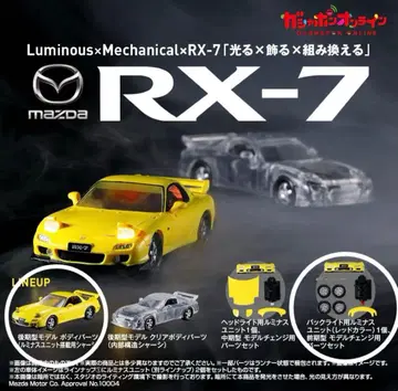 루미너스 마쓰다 RX-7 후기형 모델 바디 부품 + 전반기용 부품 세트