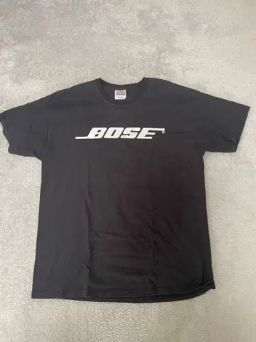 Hanes BOSE 티셔츠 블랙 XL 사이즈
