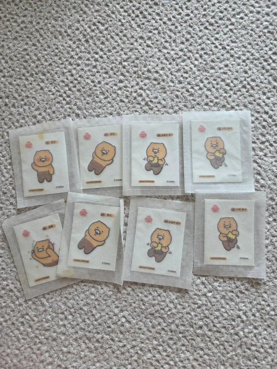 카카오프렌즈 춘식이 뿌셔뿌셔 씰