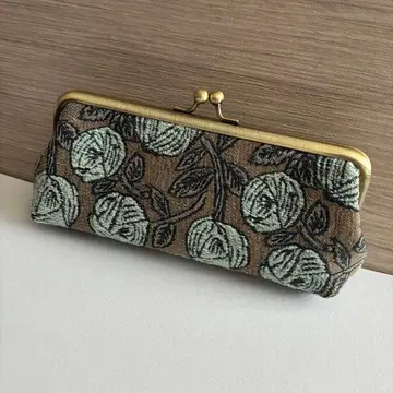 미나 페르호넨 가마구치 파우치 핸드메이드 rosy mint 펜 케이스