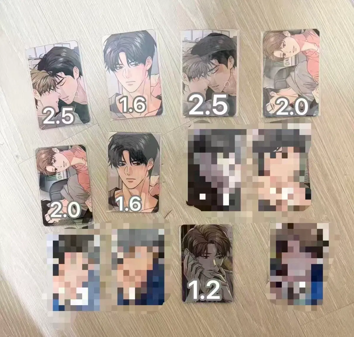 해빙곡선 증정포카 재이미샵
