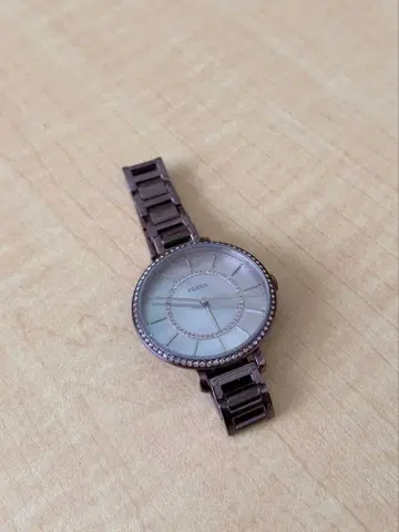 FOSSIL 여성용 손목시계 쿼츠 메탈 밴딩