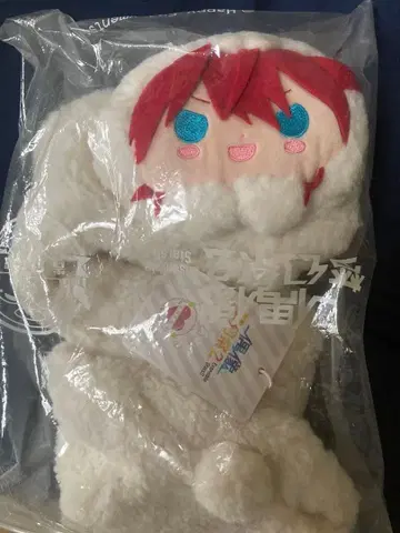 앙상블 스타즈!! 복슬복슬 머플러 아마기 린네 앙스타 화이트 베어