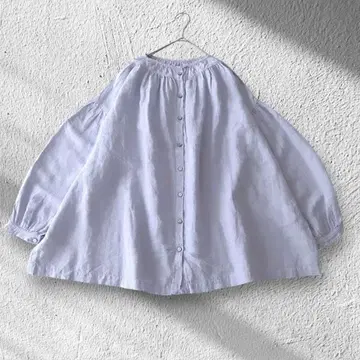 nest Robe 네스트로브 린넨 개더 블라우스 오우미 가공 2way