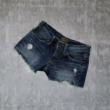 y2k vintage moussy lawRise short denim