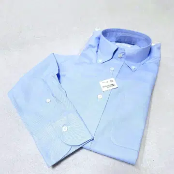 가마쿠라 셔츠 드레스 셔츠 긴팔 38-82 일본제 색스 블루