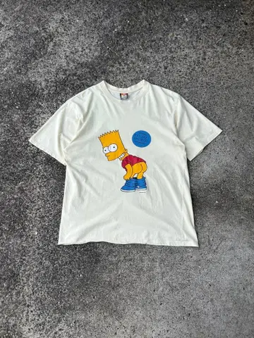 00s 심슨 티셔츠 The Simpsons 프린트 티셔츠 애니메이션