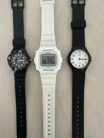 CASIO 손목시계 3개 묶음 판매