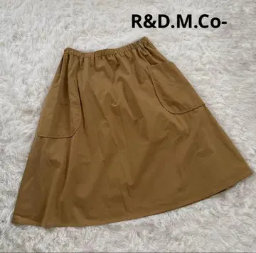 새상품급 R&D.M.Co-(올드맨즈테일러) 포켓 스커트 M 베이지
