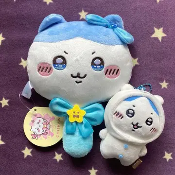 초 매지컬 치이카와 봉제 인형 거울과 하치와레 키링