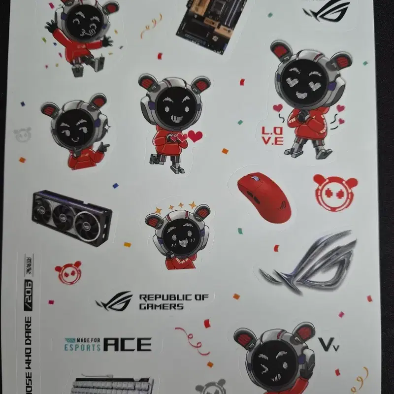 ROG 20주년 기념 스티커