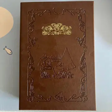 MOOMIN 무민 북형 케이스 수납 박스 브라운