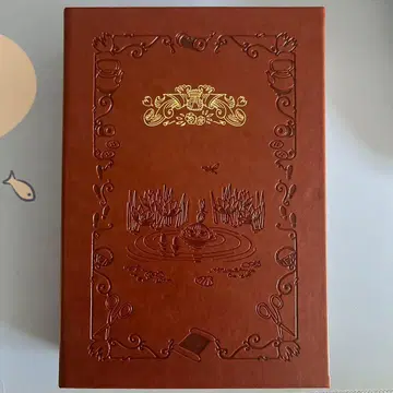 MOOMIN 무민 북 타입 케이스 수납 박스 브라운
