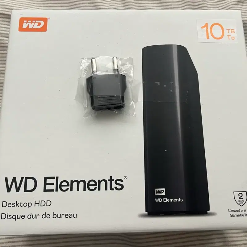 WD Elements 외장하드 10TB 미개봉