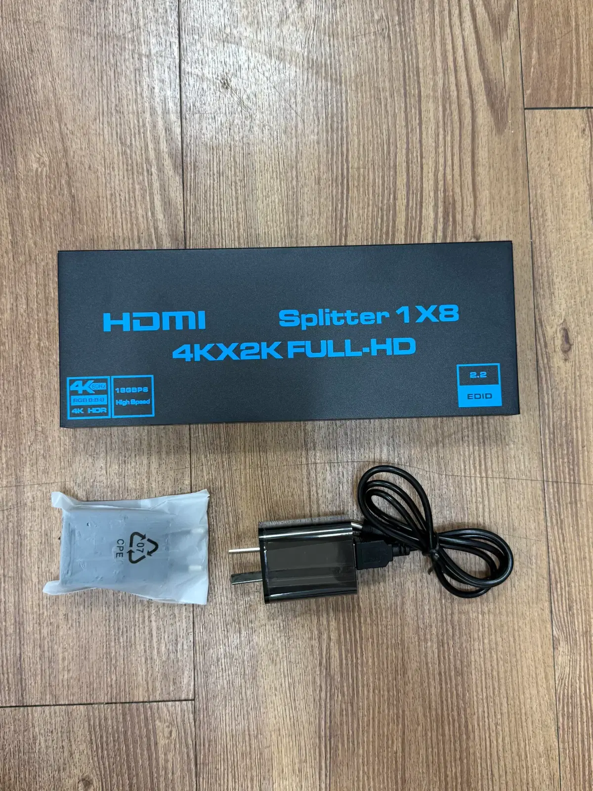 Coms HDMI 분배기 2.0B 1:8 4K 60Hz EDID 수동스위