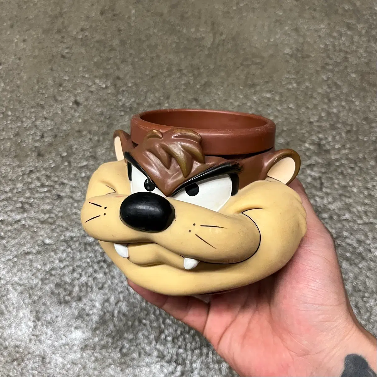 90s 루니툰즈 테즈 3D 머그컵