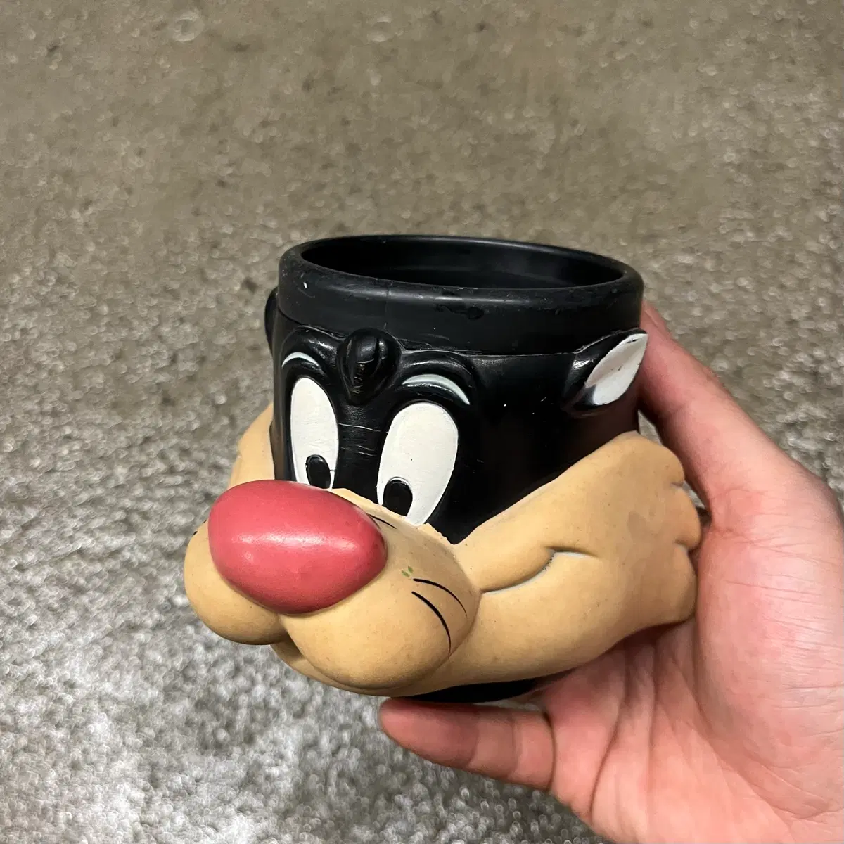 90s 루니툰즈 실베스터 3D 머그컵